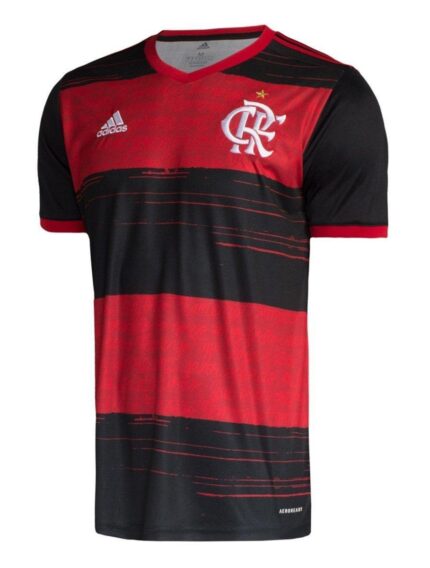 Camisa Flamengo 2020/21 - Retrô Masculina - Vermelha Preta (Rubro-Negra)