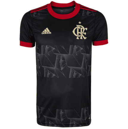 Camisa Flamengo 2021/22 - Retrô Masculina - Preta