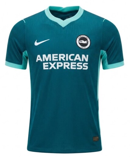 Camisa Brighton & Hove Albion FC 2026/27 Third III - Jogador Masculina - Azul -Verde