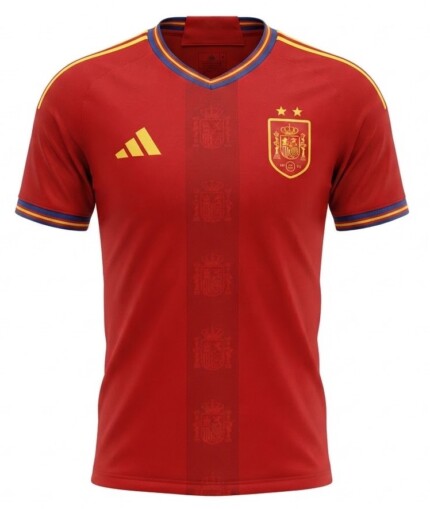 Camisa Espanha 2026/27 Conceitual - Jogador Masculina - Vermelha