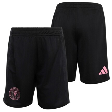 Calção Shorts Inter Miami 2026/27 Away II - Torcedor Masculino - Preto - Rosa