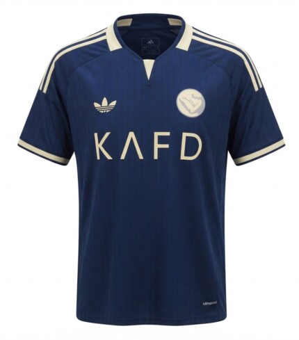 Camisa Al-Nassr 2026/27 Away II - Torcedor Masculina - Azul - Branca