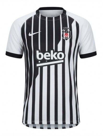 Camisa Beşiktaş Jimnastik Kulübü 2026/27 Away II - Torcedor Masculina - Branca - Preta