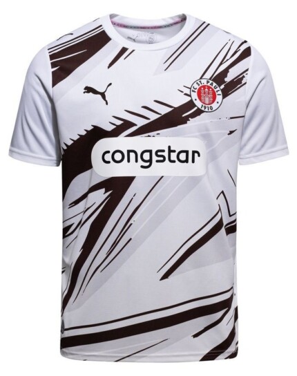 Camisa FC St. Pauli 2026/27 - Torcedor Masculina - Branca - Marrom