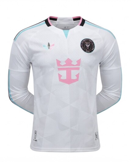 Camisa Inter Miami 2026/27 Third III Manga Longa - Jogador Masculina - Branca