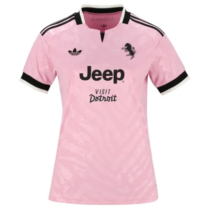 Camisa Juventus 2026/27 Away II - Torcedor Feminina - Rosa - Preta