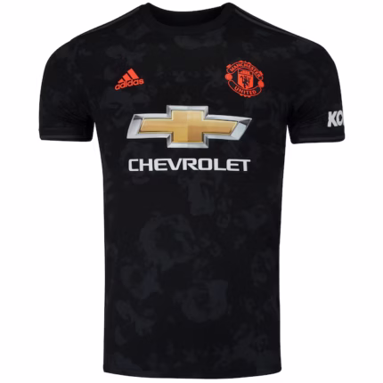 Camisa Manchester United 2019/20 Third III - Retrô Masculina - Preta