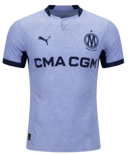 Camisa Olympique de Marseille 2026/27 Third III - Jogador Masculina - Roxa - Lilás - Preta