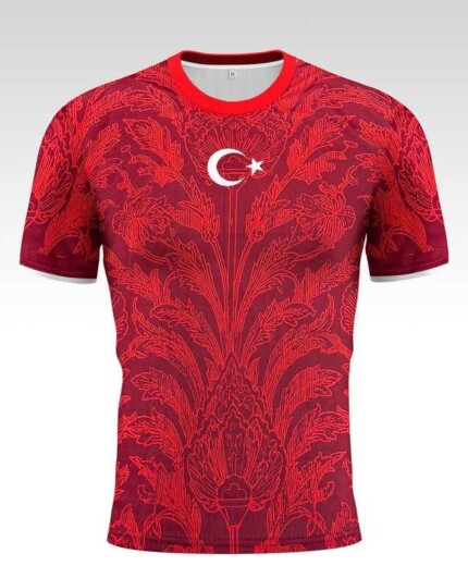 Camisa Turquia 2026/27 Heritage - Torcedor Masculina - Vermelha