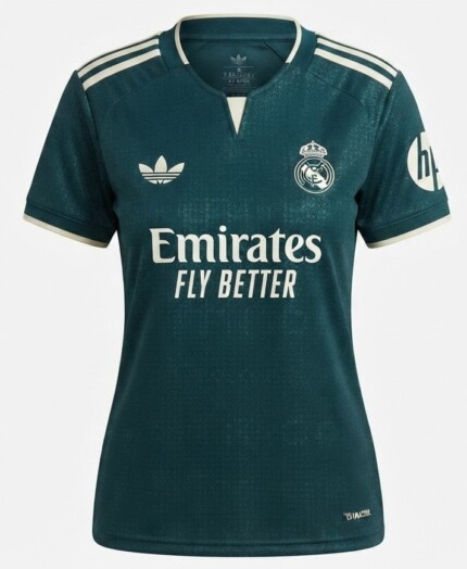 Camisa Real Madrid 2026/27 - Torcedor Feminina - Verde