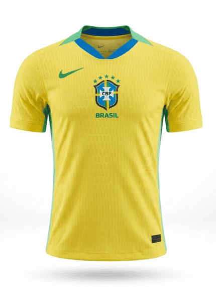 Camisa Brasil 2026/27 - Jogador Masculina - Amarela - Verde