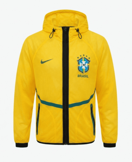 Jaqueta Cortavento Brasil 2026/27 - Masculina - Amarela