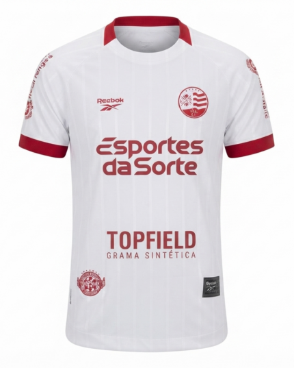 Camisa Náutico 2026/27 Patrocínios - Torcedor Masculina - Branca - Vermelha