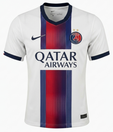 Camisa Paris Saint Germain (PSG) 2026/27 - Torcedor Masculina - Branca Vermelha Azul