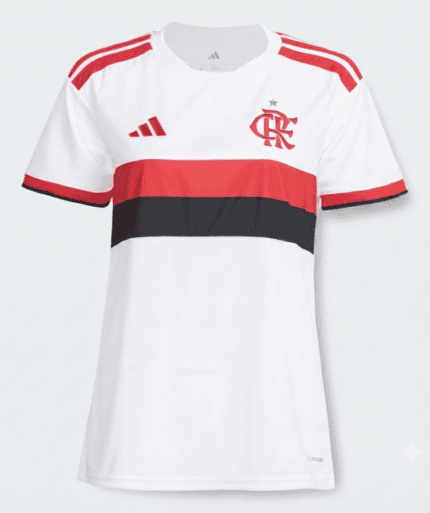 Camisa Flamengo 2026/27 - Torcedor Feminina - Branca