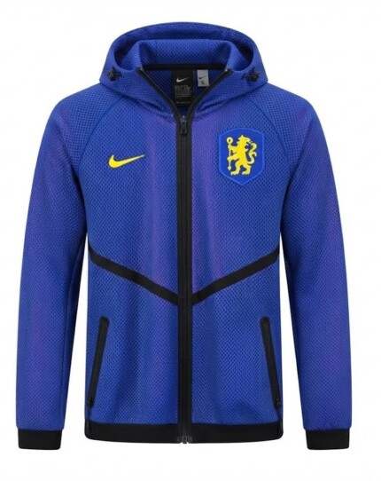 Jaqueta Chelsea 2026/27 Cortavento - Masculina - Azul - Roxa