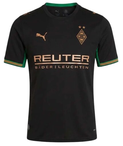 Camisa Borussia Mönchengladbach 2026/27 - Torcedor Masculina - Preta