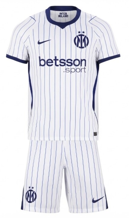 Kit Infantil Inter de Milão 2026/27 Away II - Azul - Branco