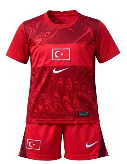 Kit Infantil Turquia 2026/27 Home I - Vermelha
