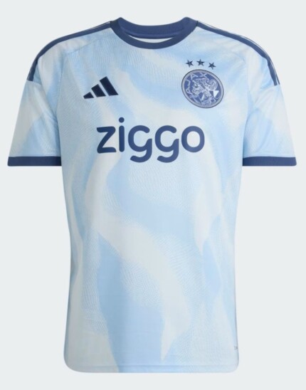 Camisa Ajax 2026/27 - Torcedor Masculina - Branca - Azul
