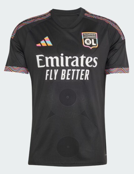 Camisa Olympique Lyonnais (Lyon) 2026/27 - Torcedor Masculina - Preta