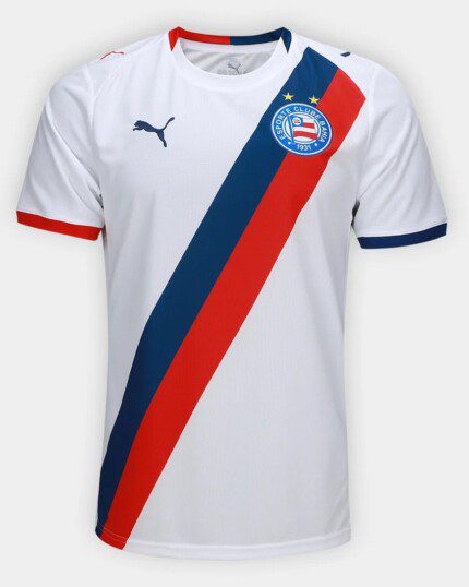 Camisa Bahia 2026/27 - Torcedor Masculina - Branca - Vermelha - Azul
