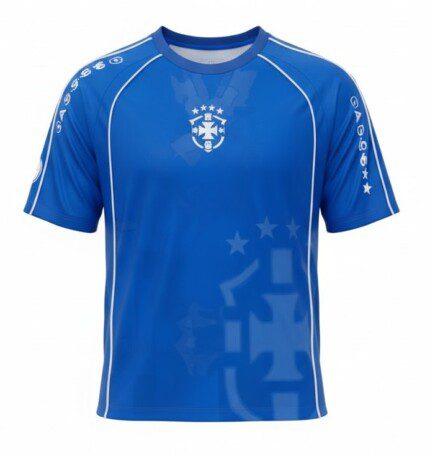 Camisa Brasil 2026 Fenômeno #9 - Torcedor Masculina - Azul - Branca