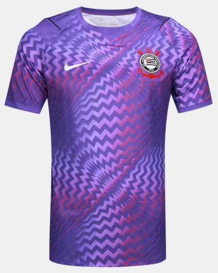Camisa Corinthians 2026/27 Goleiro - Torcedor Masculina - Roxa