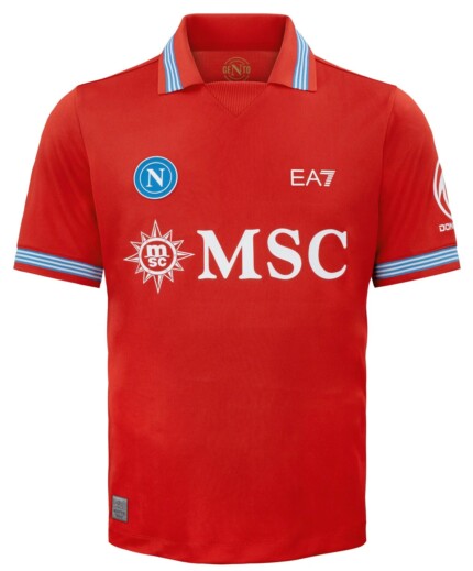 Camisa Napoli 2026/27 - Torcedor Masculina - Vermelha