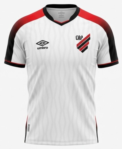 Camisa Athletico Paranaense 2026/27 - Torcedor Masculina - Branca Vermelha Preta