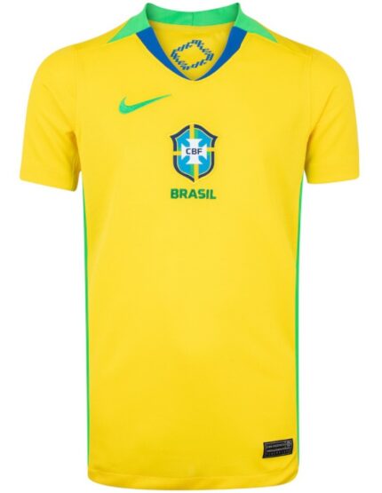 Camisa Brasil 2025/26 - Torcedor Masculina - Amarela - Verde