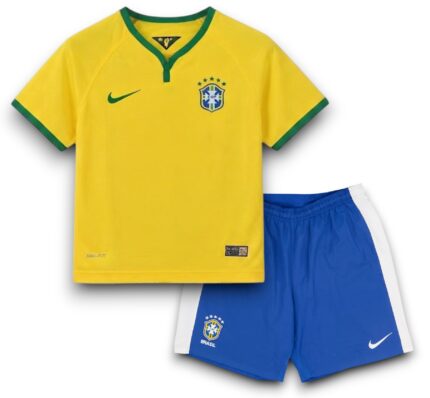 Kit Infantil Brasil 2014- Retrô - Amarela - Verde - Azul