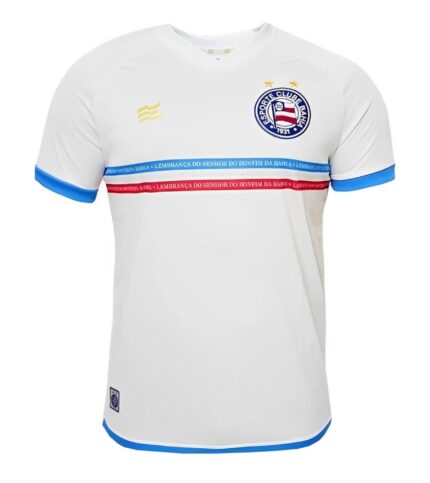 Camisa Bahia 2023/24 - Torcedor Masculina - Branca - Azul - Vermelha