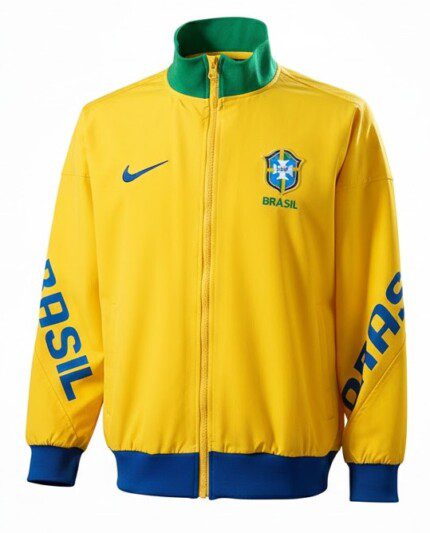 Jaqueta Brasil 2025/26 Academy Pro - Corta Vento Treino - Amarela