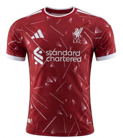 Camisa Liverpool 2026/27 - Jogador Masculina - Vermelha - Branca