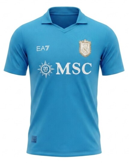 Camisa Napoli 2026/27 - Jogador Masculina - Azul