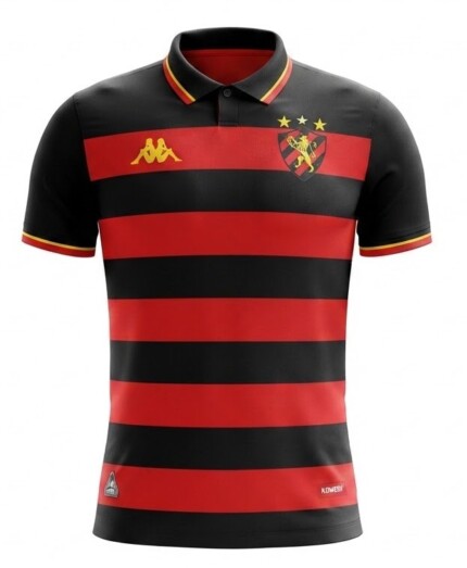 Camisa Sport Recife 2026/27 II - Jogador Masculina - Preta - Vermelha - Rubronegra
