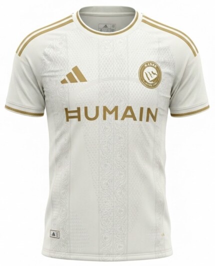 Camisa Al-Nassr 2026/27 - Jogador Masculina - Branca - Dourada