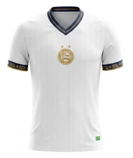 Camisa Bahia 2026/27 Edição Sócio Esquadrão - Torcedor Masculina - Branca - Dourada